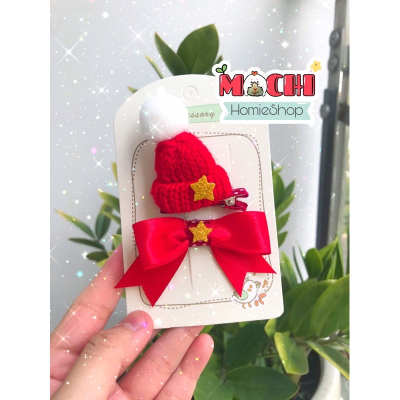 KẸP TÓC NOEL - KẸP TÓC NÓN NOEL