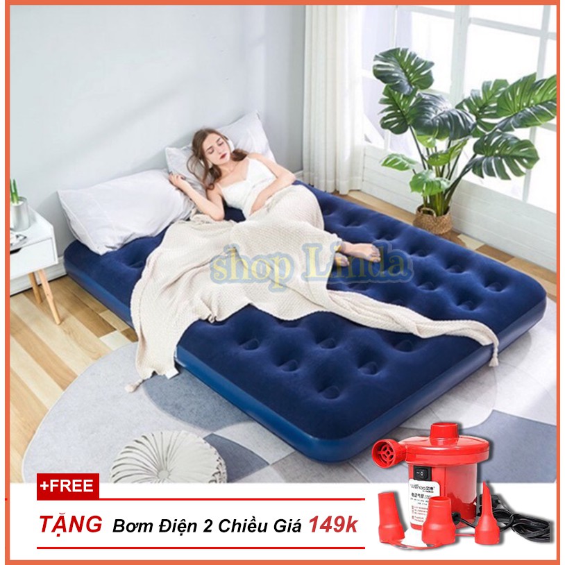 [TIỀN NÀO CỦA NẤY -BH 1 ĐỔI 1] Nệm Hơi Đệm Hơi Cao Cấp Bestway Cao Cấp Tặng Bơm+Miếng Vá