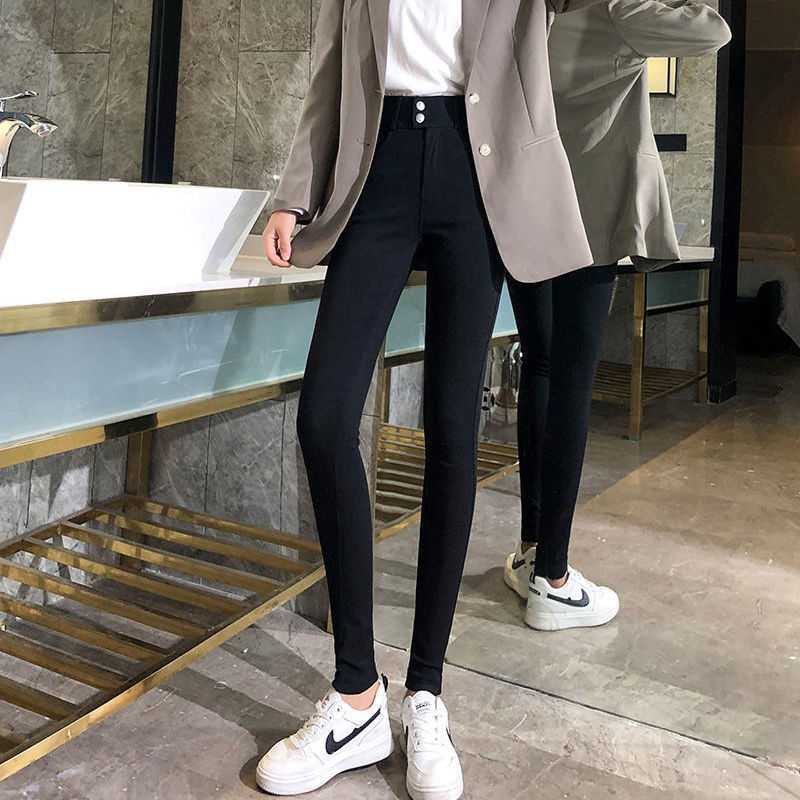 Quần bò giấy 2 khuy cạp cao Quần jean chất liệu boog giấy co giãn 4 chiều size từ 35kg - 95kg
