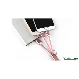 CÁP SẠC 3 ĐẦU MÓC KHÓA