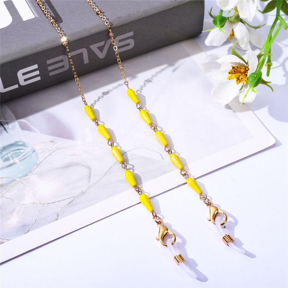 NIUYOU Dây Chuỗi Hạt Pha Lê Đeo Mắt Kính Chống Thất Lạc Thời Trang