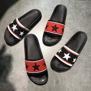 Dép lê nam sao gvc2 quai ngang,chất đế cao su đi êm chân có đủ sz 38-42 với hai màu đen đỏ phong cách_dép nam siêu nhẹ