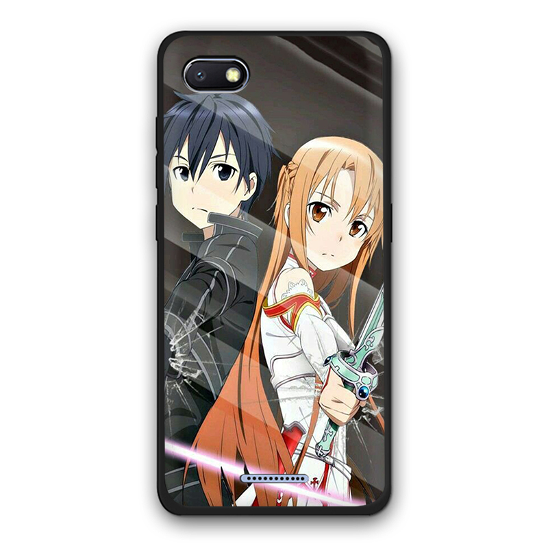 Ốp Lưng Mềm In Hình Sword Art Online Nhật Bản Cho Redmi Note 9 9s 8t 8 7 6 5 Pro 5a Prime 4x Poco X2