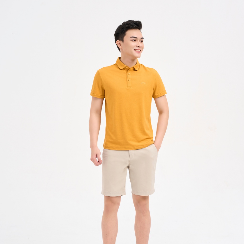 Áo phông polo nam YODY chất thun cotton ngắn tay có cổ bẻ APM5363