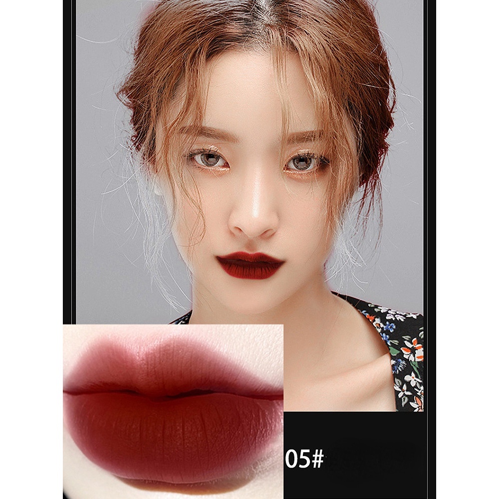 Son Môi Dưỡng Ẩm Lâu Trôi Chống Thấm Nước Hiệu Ứng Gương Ánh Ngọc Trai Có 6 Màu Tùy Chọn Qipin