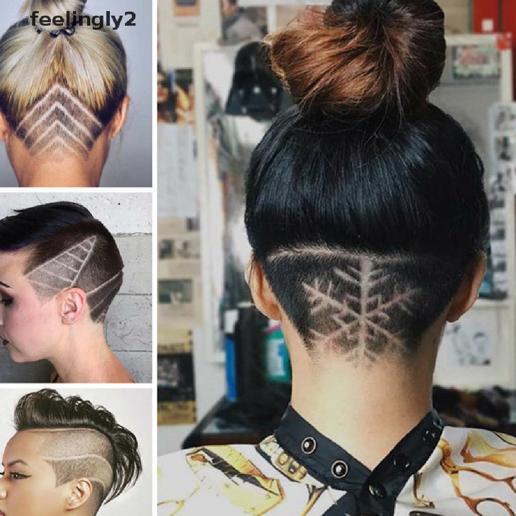 1 Set Bút Khắc Tạo Kiểu Tóc + 10 Lưỡi Tông Đơ Chuyên Nghiệp