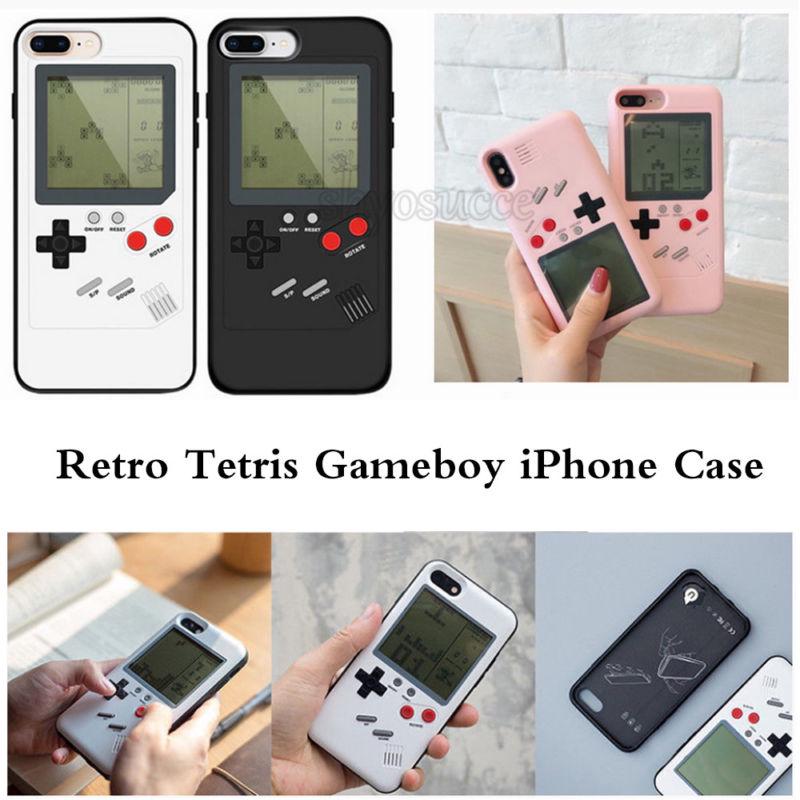 Ốp điện thoại thiết kế kiểu máy chơi game cổ điển cho iPhone 6 6S 6P 6SP 7 8 7P 8P X XS XR XSMAX