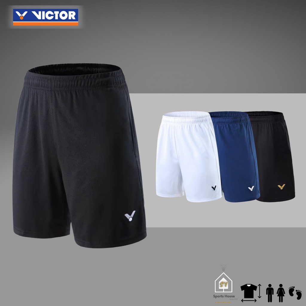 Victor 2022 Quần Thể Thao Cầu Lông Ngắn Trơn