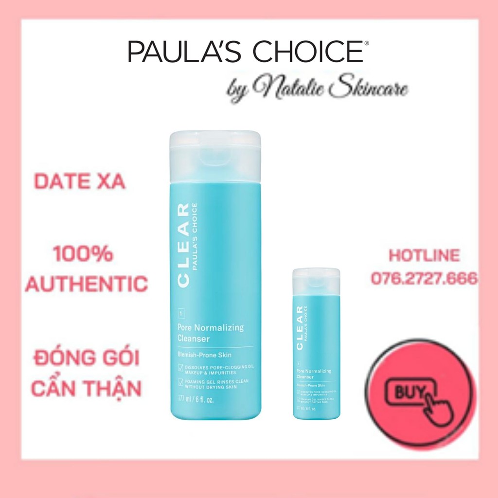 Sữa rửa mặt Paula's Choice CLEAR Pore Normalizing Cleanser.