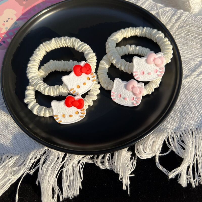 Băng Đô Cài Tóc Đa Năng Hình Hello Kitty Phong Cách Hàn Quốc Cho Nữ