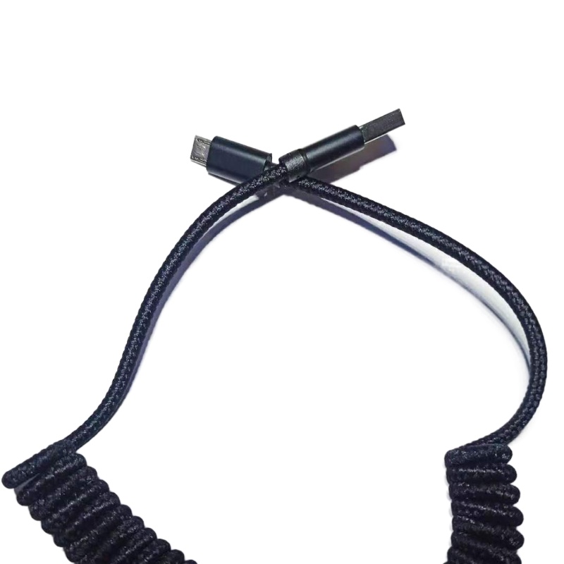 Dây Cáp Bàn Phím Type c micro usb Dạng Xoắn Ốc Phù Hợp Cho Bàn Phím Cơ