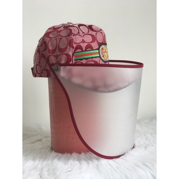 Nón có kính chống bụi, gió, giọt bắn Có thể tháo tấm chắn