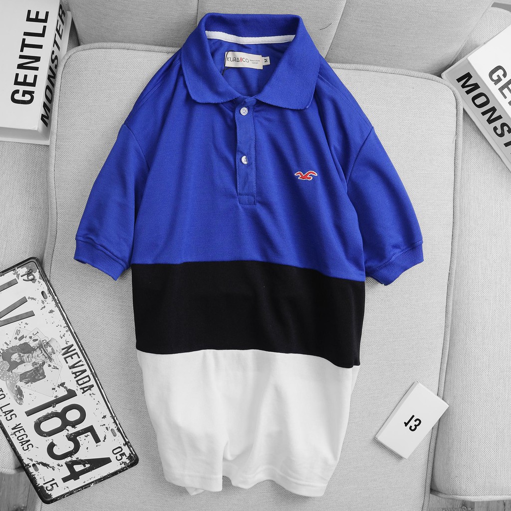 Áo thun nam màu Xanh VNXK hollister (XDT)