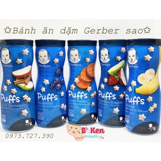 Bánh ăn dặm Gerber sao NON GMO date 2021