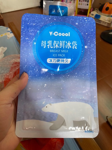 Túi đá khô Vcool giữ lạnh sữa