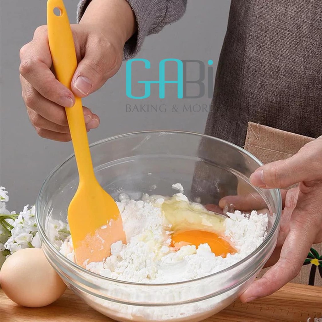 Spatula silicon đúc liền 21cm nhiều màu