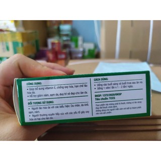Vitamin E - phúc vinh đẹp da, chống oxy hóa, mờ thâm