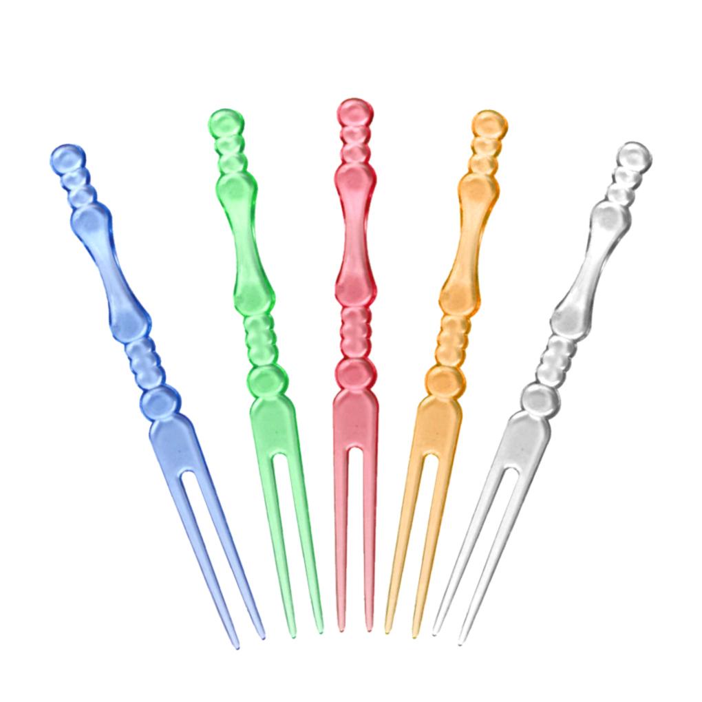 Set 80 Nĩa Ăn Trái Cây Có Tay Cầm Tiện Dụng