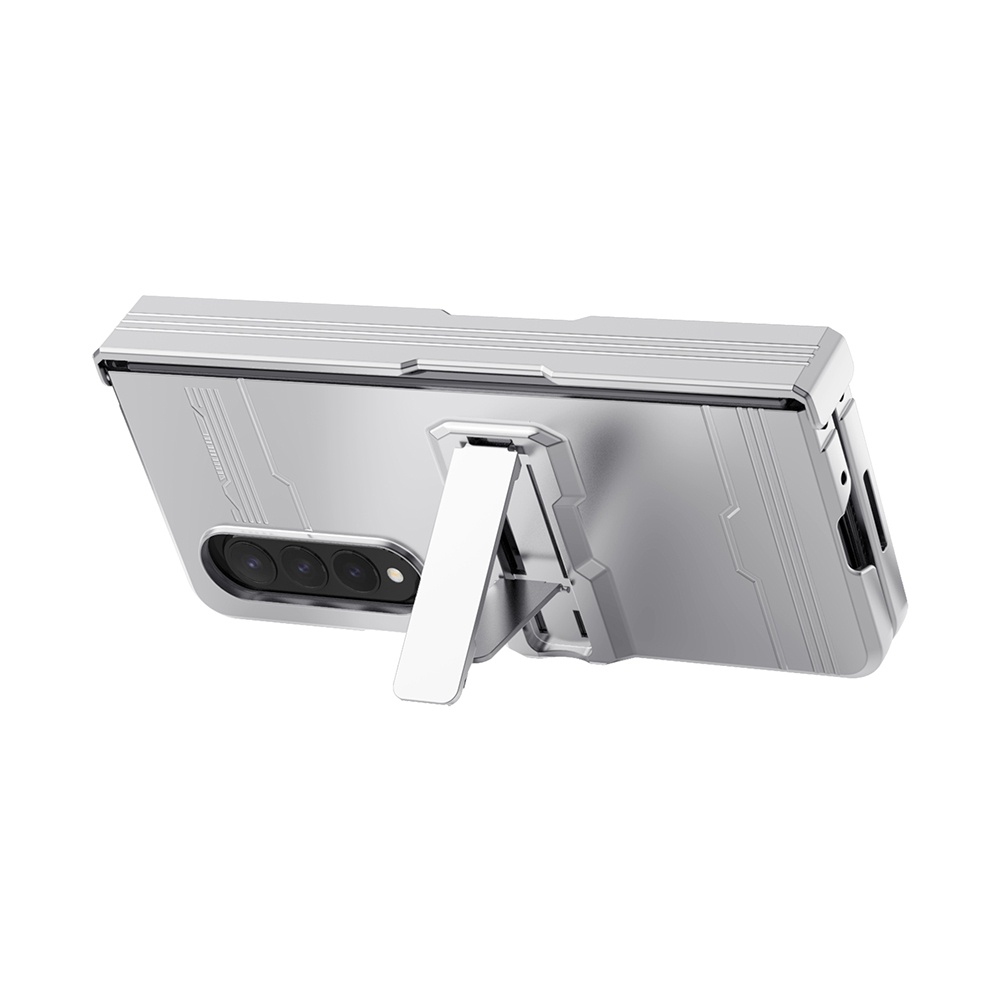 Hinge Phone Case For Samsung Galaxy Z Fold 4 5G Armor Cover Full Protection Shockproof Bracket