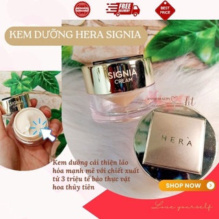 {Ảnh thật] KEM DƯỠNG DA MẶT HERA SIGNIA CREAM 10ML - cải thiện và ngăn ngừa các dấu hiệu lão hóa da, cho làn da trẻ khỏe