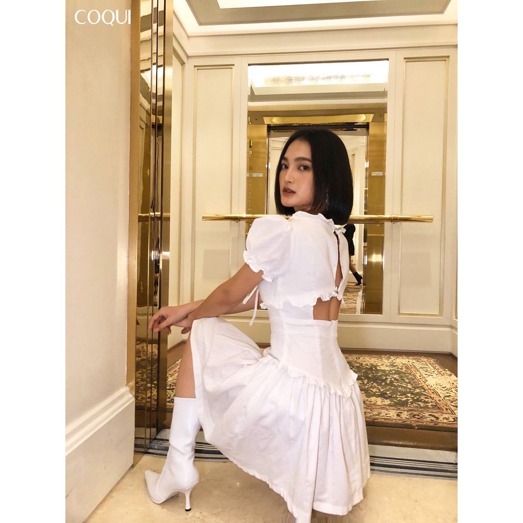 [COQUI] Đầm Emma tay phồng bèo ngực | BigBuy360 - bigbuy360.vn