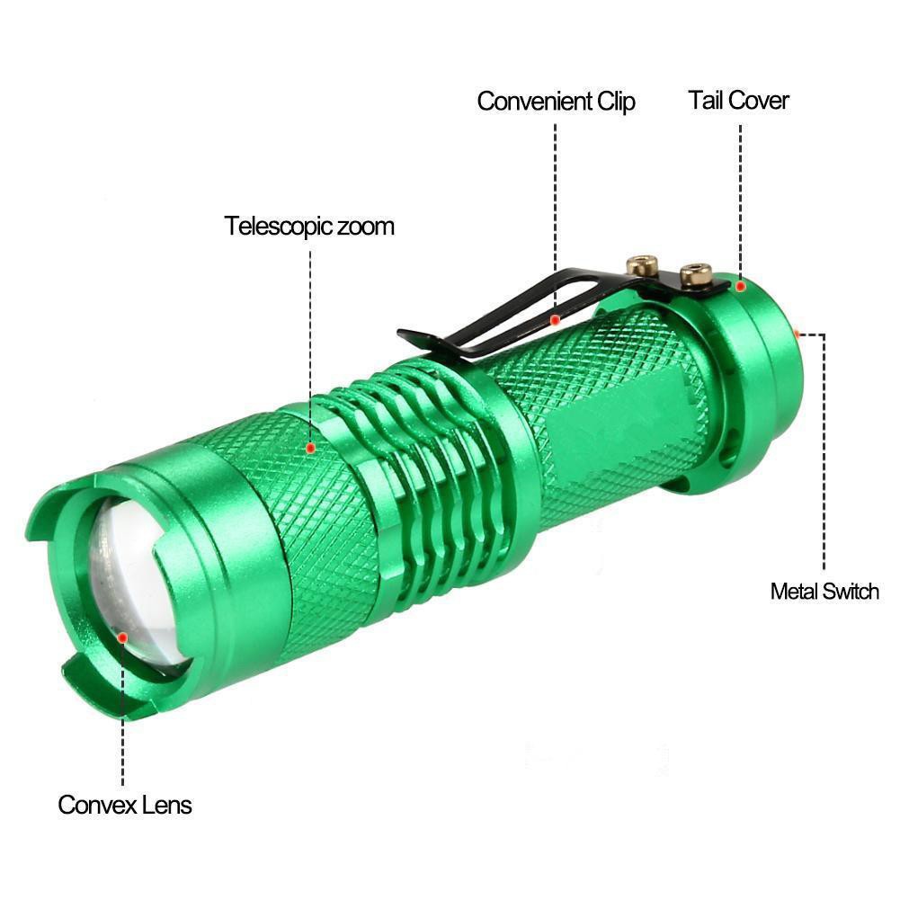 Đèn Pin LED siêu sáng 3500 LM CREE Q5 14500 AA