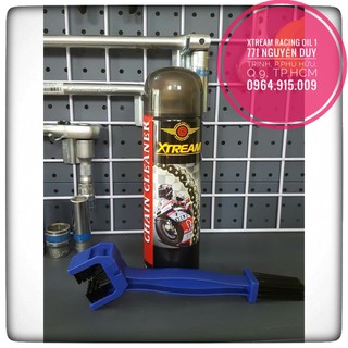 Chai Xịt Rửa Sên Xtream X1_550ml  Và Bàn Chải Chà Sên 3D