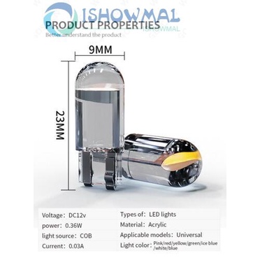 ⚡Hot Sale⚡10x T10 501 Led Car Side Light White Bulbs Error Free Canbus Xenon W5w Sidelight Bright New-ISHOW