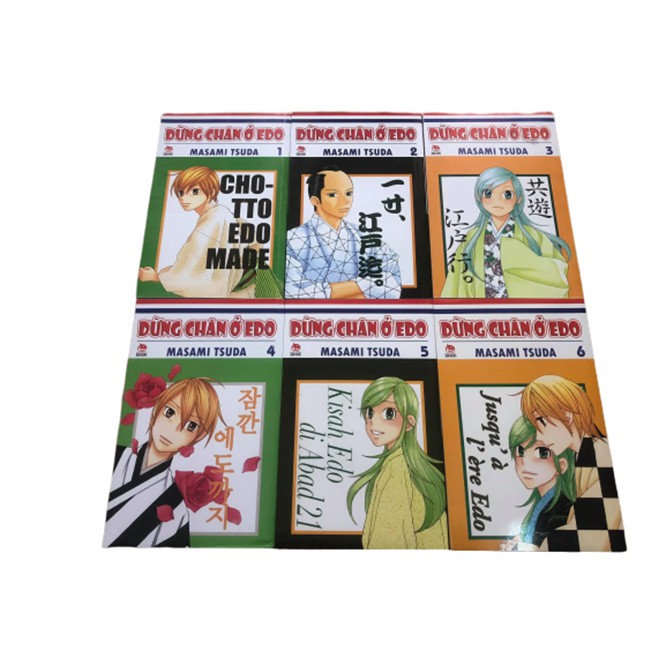 Truyện tranh Dừng chân ở Edo - Trọn bộ 6 tập - NXB Kim Đồng