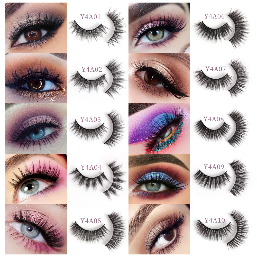 Set 4 cặp lông mi giả MAGEFY cong dày tự nhiên cao cấp