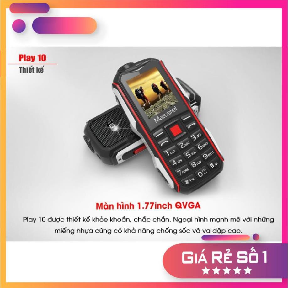 💥 Free Ship💥Điện thoại Mastel play 20 Loa To, Chữ To, Pin Siêu Khỏe, FM không dây, chức năng sạc dự phòng