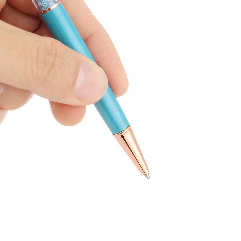 LAKAMIER Bút Bi Hình Hoa Đính Pha Lê Xinh Xắn