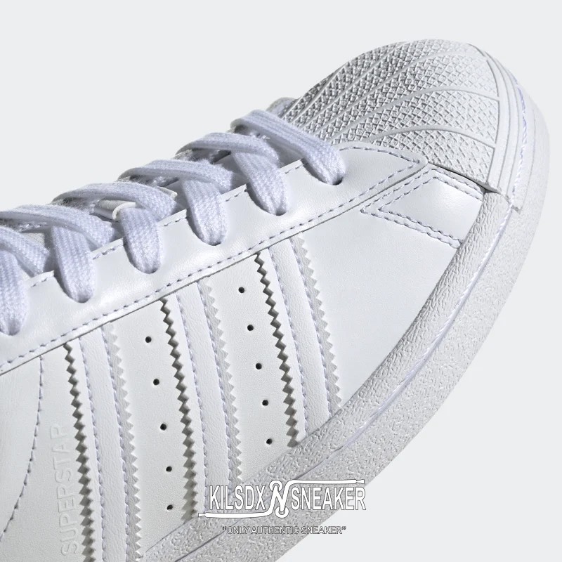 [  Chính hãng  ]-Giày Sneaker Unisex Adidas Superstar All White B23641