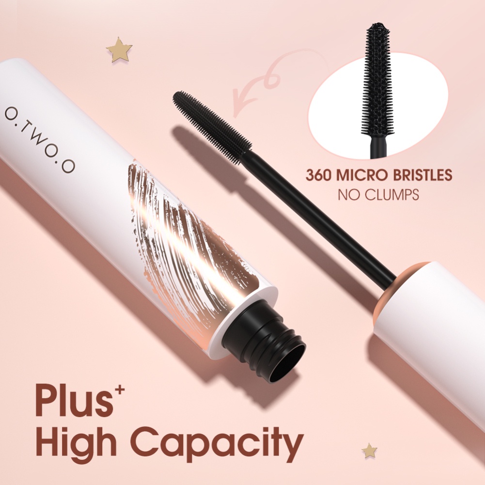 Mascara O.TWO.O sợi lụa 4D làm dài mi không thấm nước lâu trôi 47g AMPERE | BigBuy360 - bigbuy360.vn