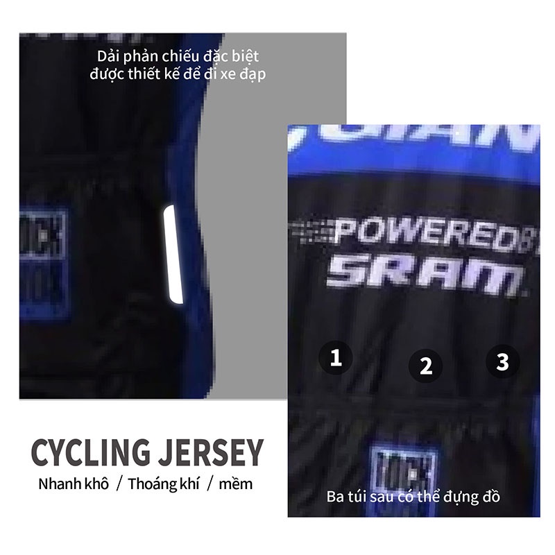 Quần áo xe đạp GIANT Mens Breathable Short Sleeve Gel Padded Short Bicycle Ride Pants