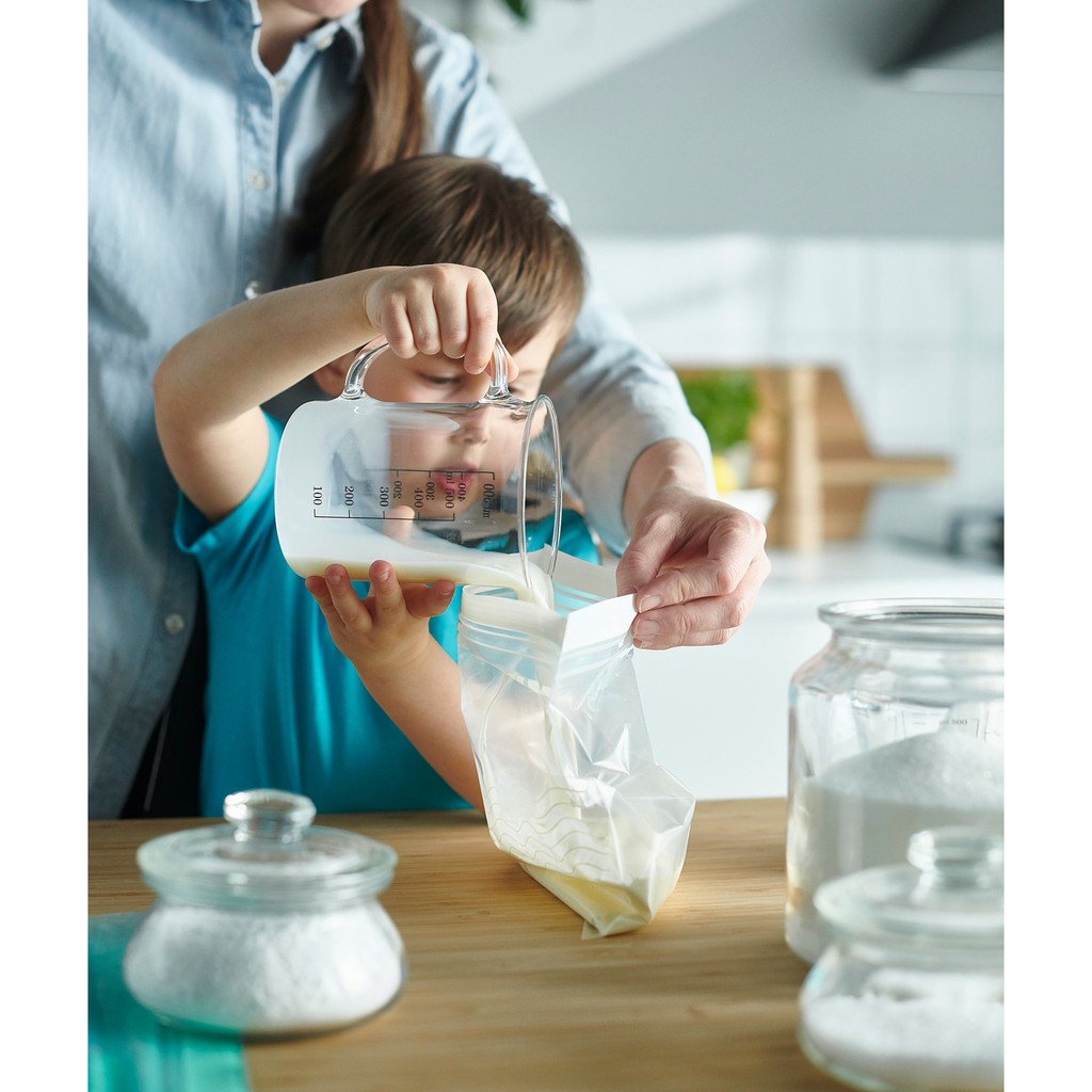 IKEA Hộp túi zip lock IKEA ISTAD 50 (2,5L + 1,2L), 30 (6L + 4,5L) mẫu mới