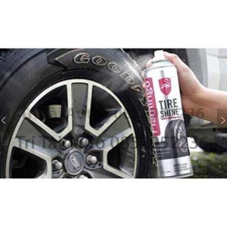 Xịt bóng lốp ô tô flamingo dung tích 500ml