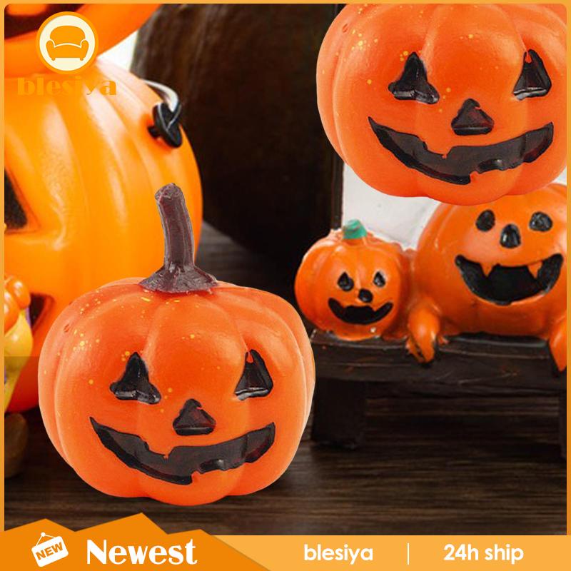 [Blesiya] 16 Miếng Xốp Hình Bí Ngô Phong Cách Nông Trại Halloween