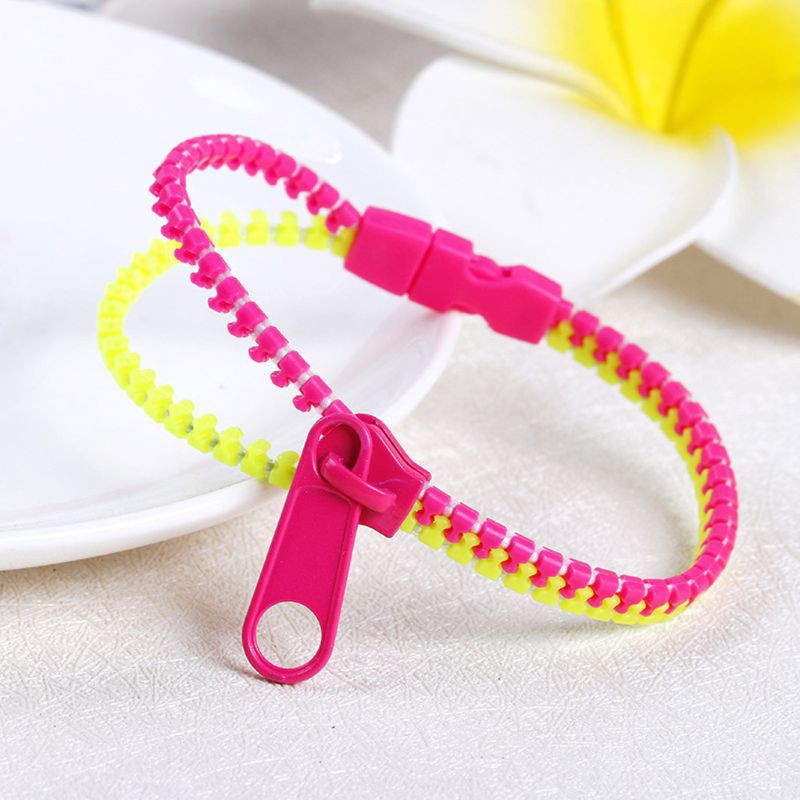 Ivy Mixed Color Kids Friendship Fidget Zipper Bracelets Sensory Toys Fashion Jewelry