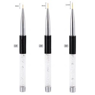 Cọ Vẽ Nét Cán Đá 7mm, 9mm, 11mm