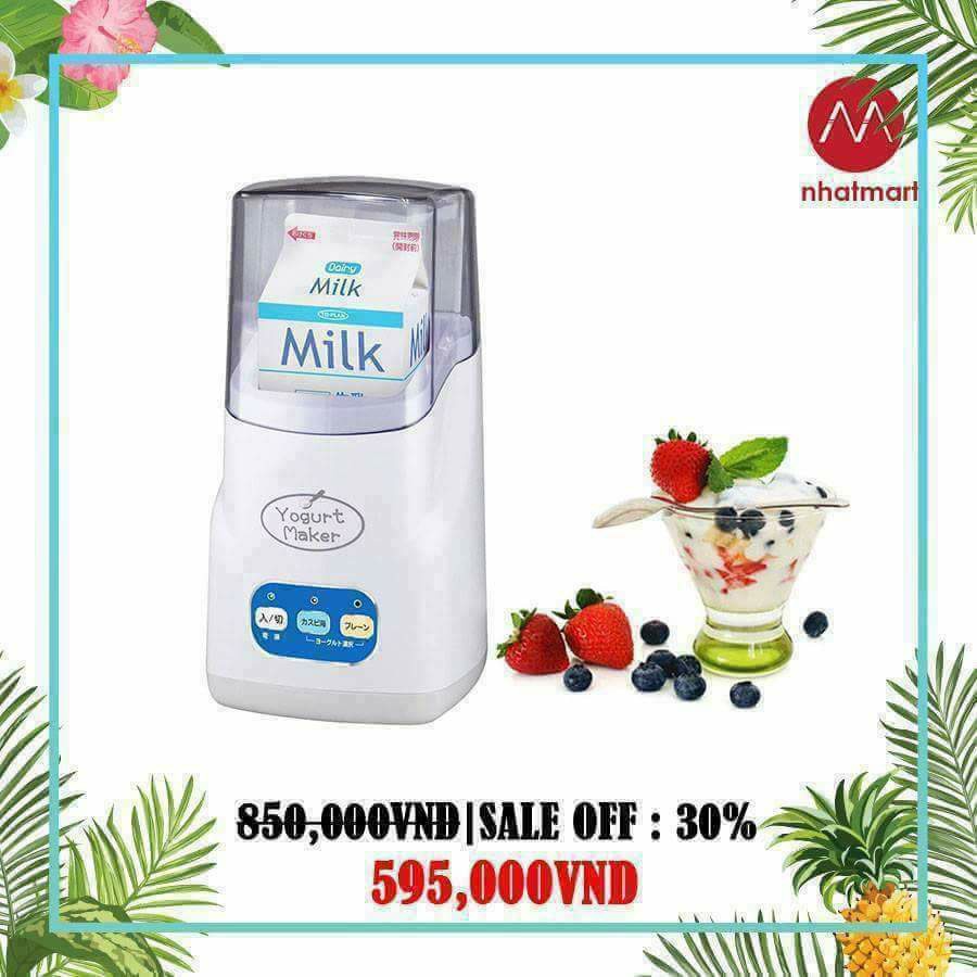 Máy làm sữa chua tự động yogurt maker - Loại 3 nút