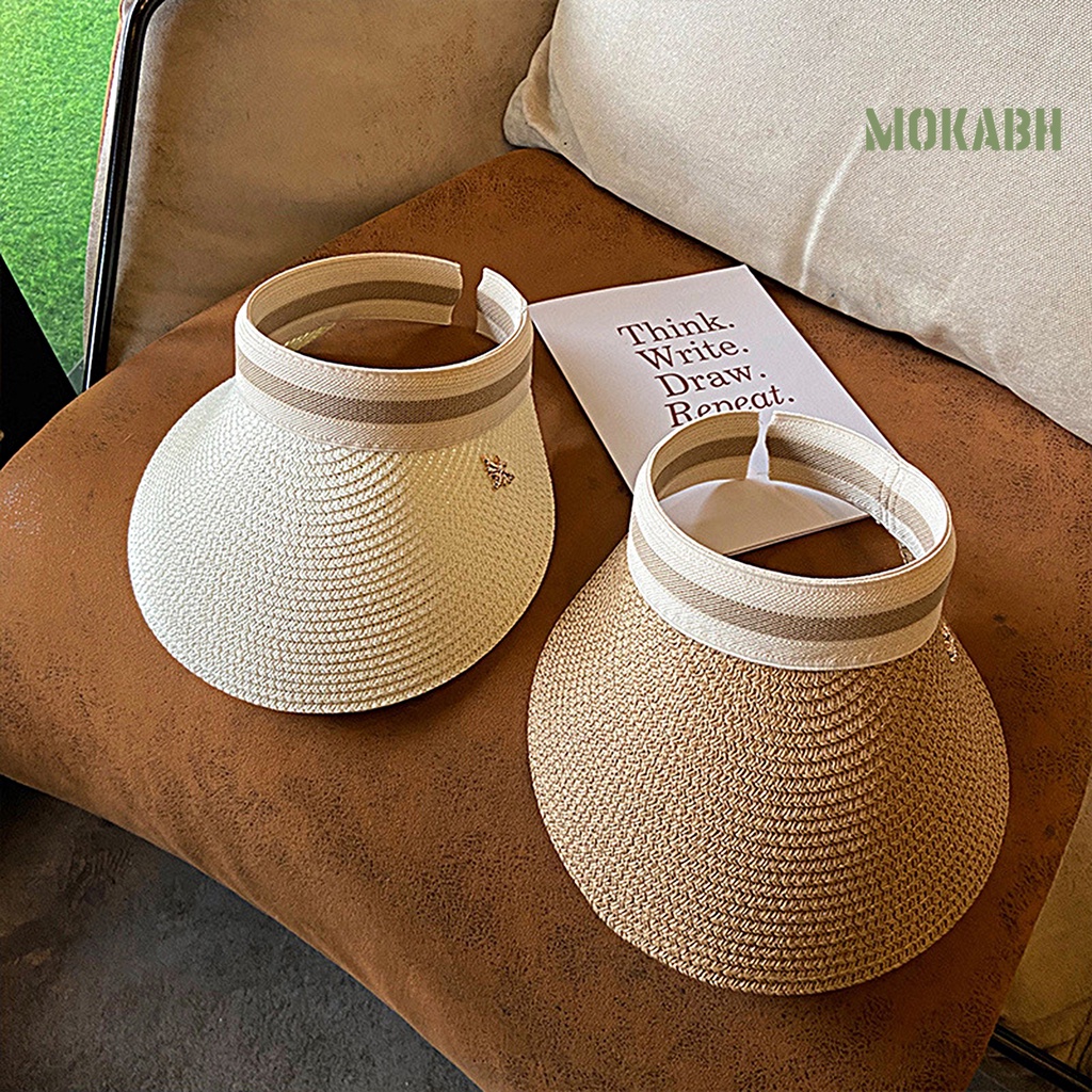 Mũ Vành Rộng Hở Chóp Chống Nắng Thoáng Khí Dành Cho Đi Cắm Trại