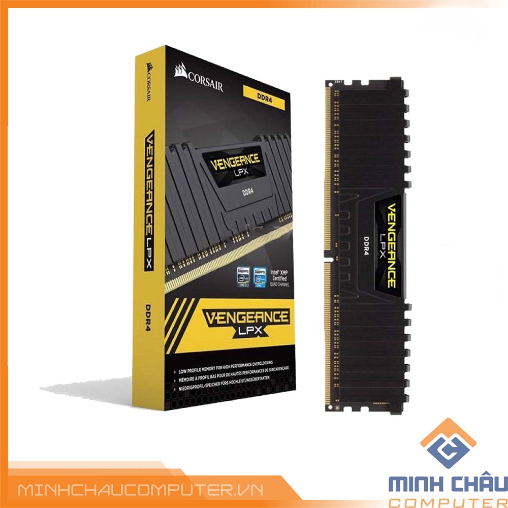 RAM desktop CORSAIR Vengeance LPX CMK8GX4M1A2666C16 (1x8GB) DDR4 2666MHz - hàng chính hãng