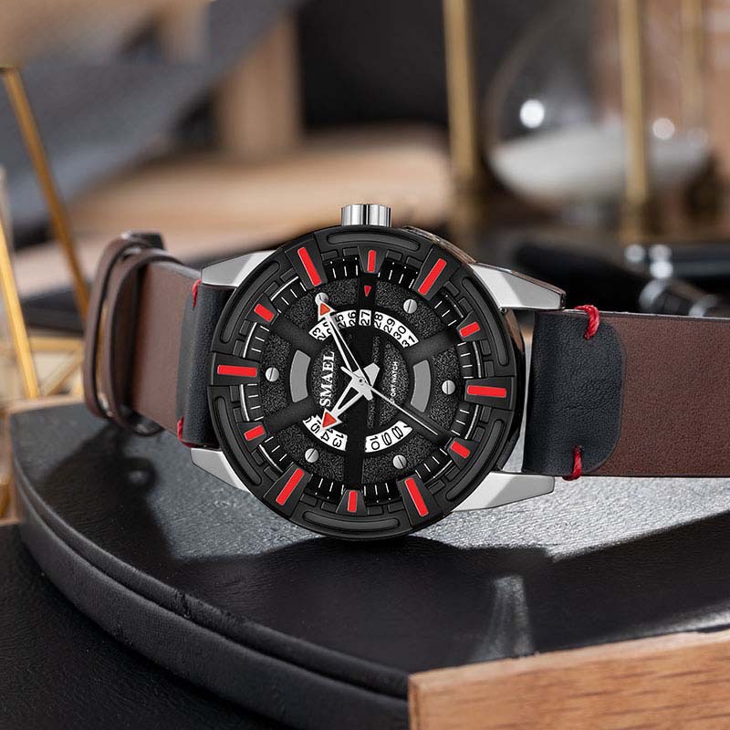 Đồng Hồ SMAEL cho Nam  ,Dây Da Cao Cấp Chống Nước  Chống Xước , Kiểu Dáng Trẻ Trung - Bảo Hành 6 Tháng | BigBuy360 - bigbuy360.vn