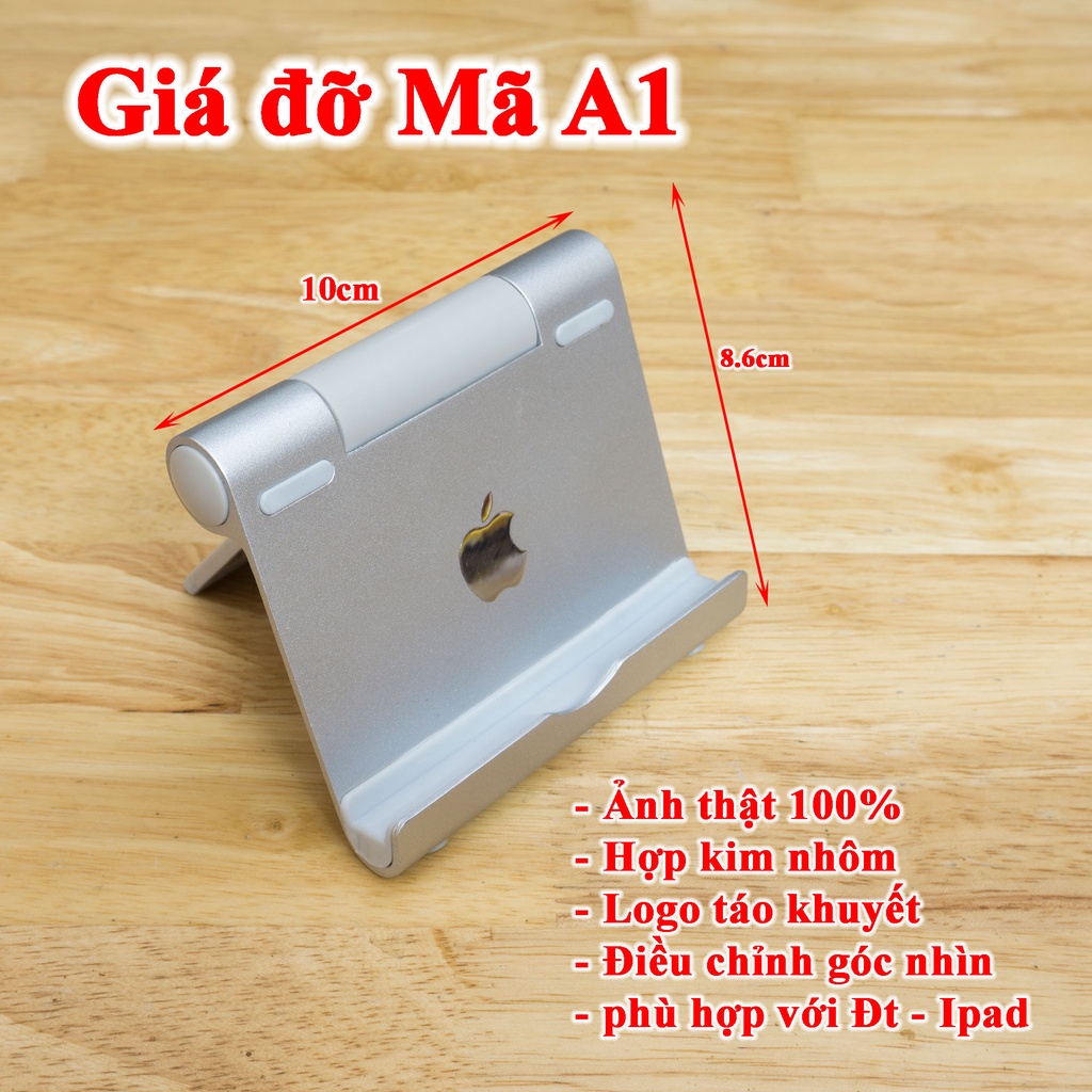 [Hàng chất lượng] Giá đỡ máy tính bảng, Ipad, iphone hợp kim nhôm cao cấp