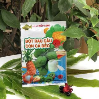 Bột Thạch rau câu con cá dẻo gói 10gr