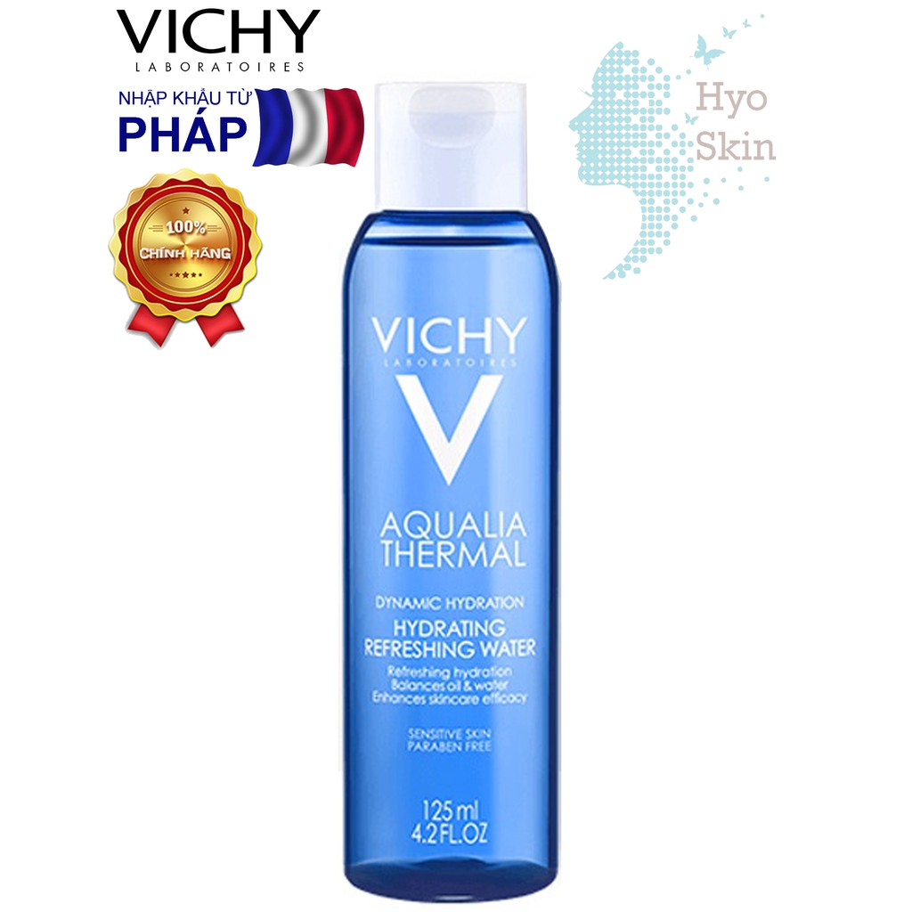 [CHÍNH HÃNG] Nước Hoa Hồng Làm Săn Da, Loại Bỏ Độc Tố VICHY AQUALIA THERMAL HYDRATING REFRESHING WATER