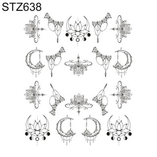Tờ sticker dán trang trí móng thời trang