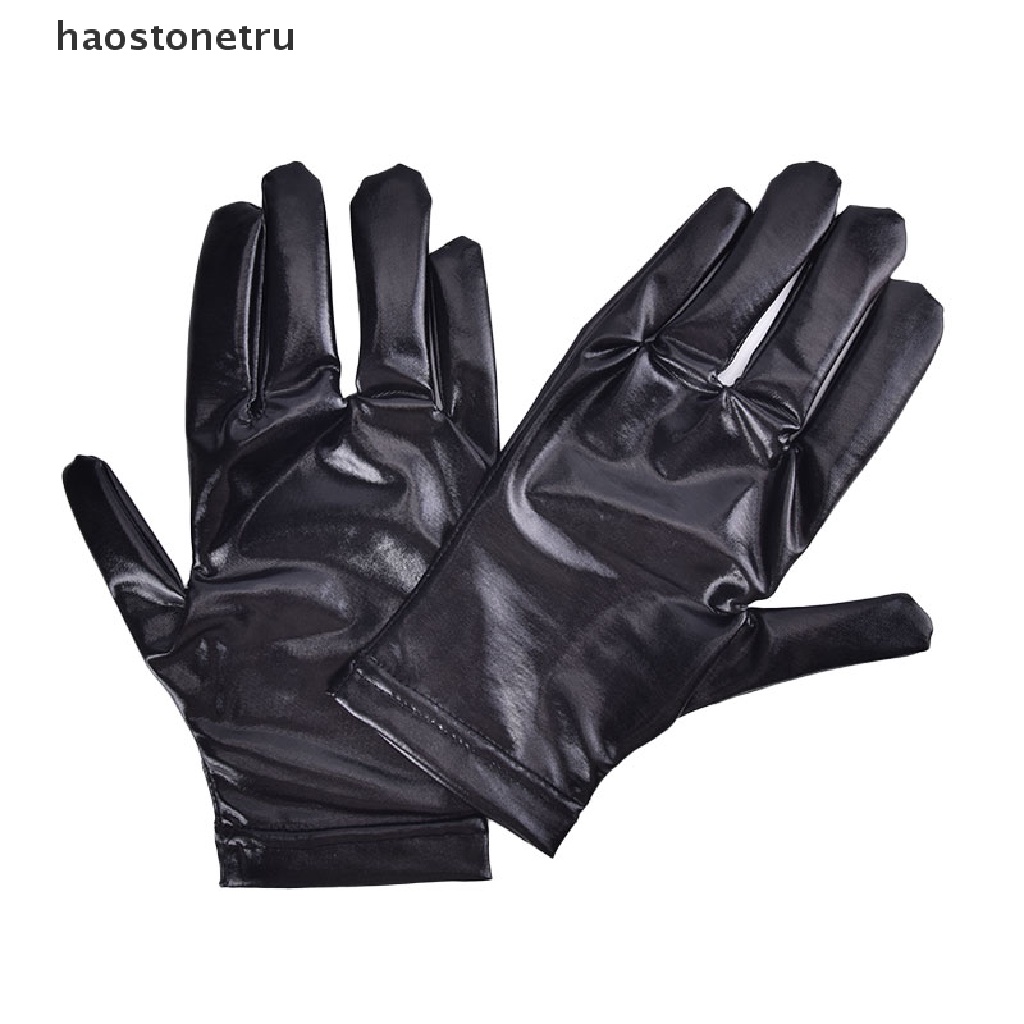 Găng tay khiêu vũ bằng da PU co giãn phong cách punk rock hip hop jazz disco