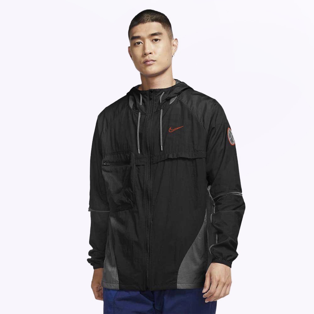 Áo khoác nam NIKE MEN'S TRAINING FULL ZIP BLACK/GREY hàng chính hãng 100%